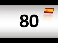 How to pronounce 80 in spanish eighty