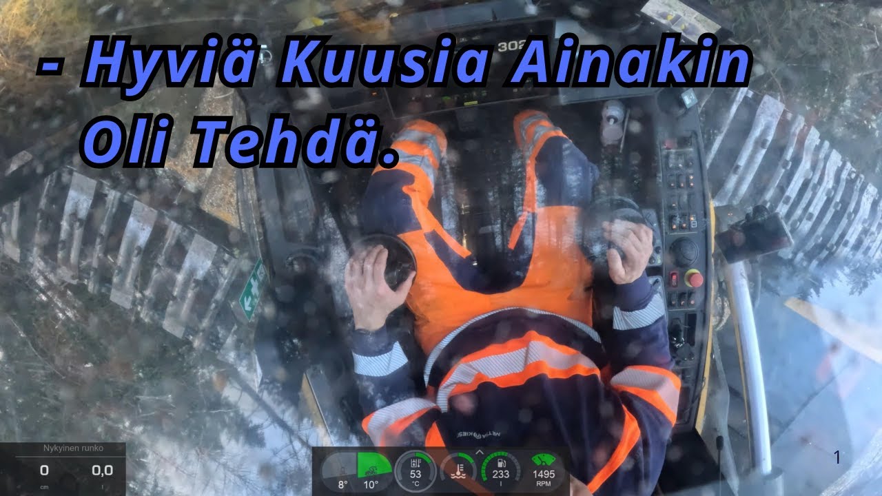 Meinas Kamera Alkaa Kuskia Kuvaamaan 😅 Aika Pitkiä Muutama Kuusi. Ponsse Scorpion K AC New H7 -25