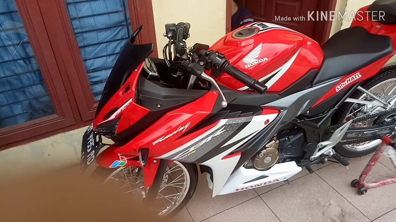 Terbaru Modif Motor CBR150R Thailook Full Aksesoris By