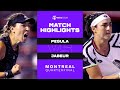 Jessica Pegula vs. Ons Jabeur | 2021 Montreal Quarterfinal | WTA Match Highlights