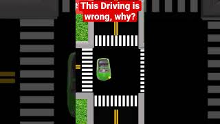 ❌Uncontrolled Intersections!  So Wrong Driving TEST🛑👇🚦🚘