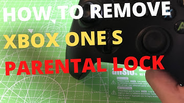 How To Remove XBOX One S PARENTAL LOCK, PASSKEY or ALL Accounts