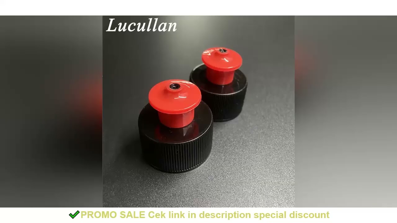 Lucullan 28MM Car Care Wax/Tire Shine Bottle Pull Top Caps Portable Liquid Dispenser Detailing Tools