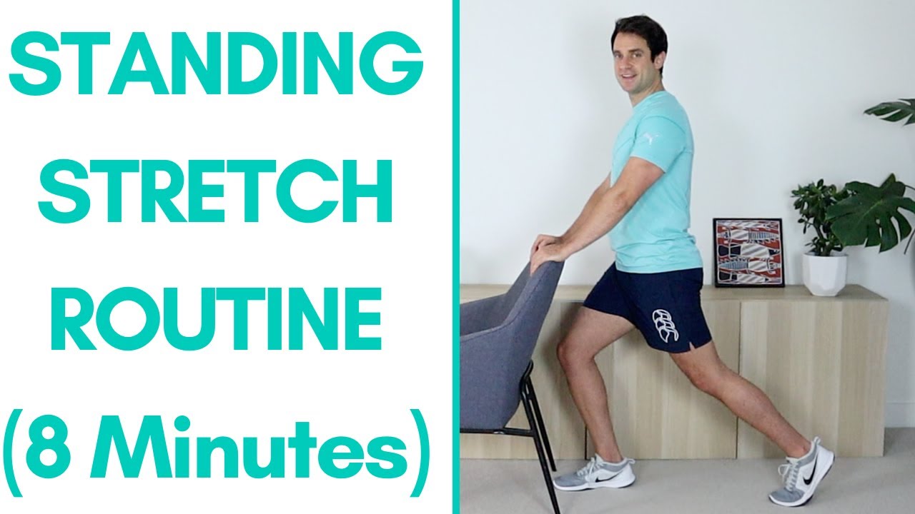 Standing Stretches For Seniors  Full Body 6 Stretches (8 Minutes