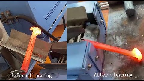 Descaling process for hot #forging hand tools using forging #descaling  #machine