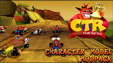 CTR Crash Team Racing: Cutscene Model Modpack