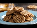 3ingredient peanut butter cookies