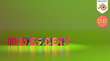 Iridescent, Sugary, Dynamic, Magical Material in Blender