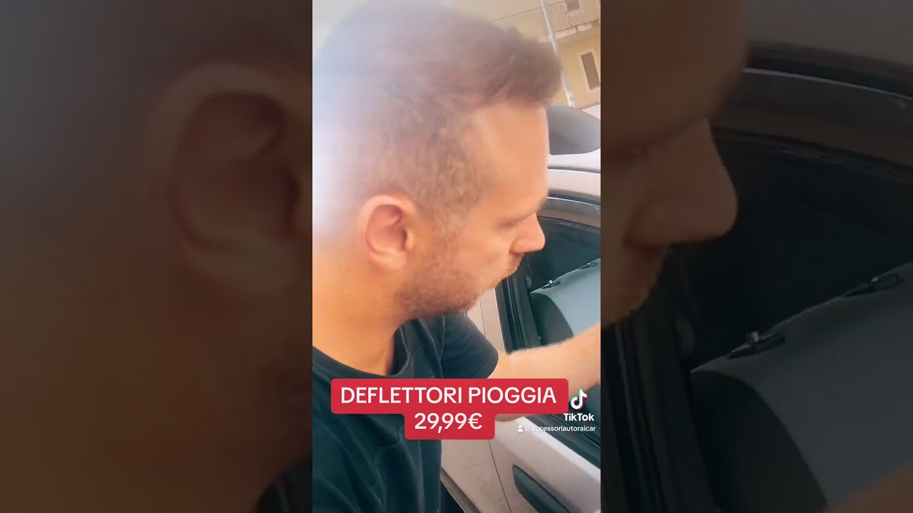 Deflettori Aria E Pioggia Antiturbo G3 Per Fiat Idea 5 Porte E Fiat Musa 5 Porte – Montaggio Rapido, Spessore 2.1 Mm In Metacrilato