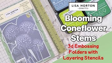 3d Embossing Folders with Layering Stencils - Create AMAZING cards easily with the Ulti-Mate 2!