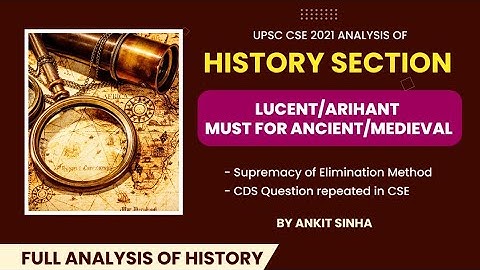 UPSC CSE Prelims 2021 | History Section Analysis | Part-1 | #facetsofupsc