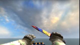 M9 marble fade red tip
