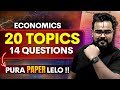 20 Topics – 14 Questions ✅ Pura Paper Le Lo! | Economics Class 12 Board Exam 2024