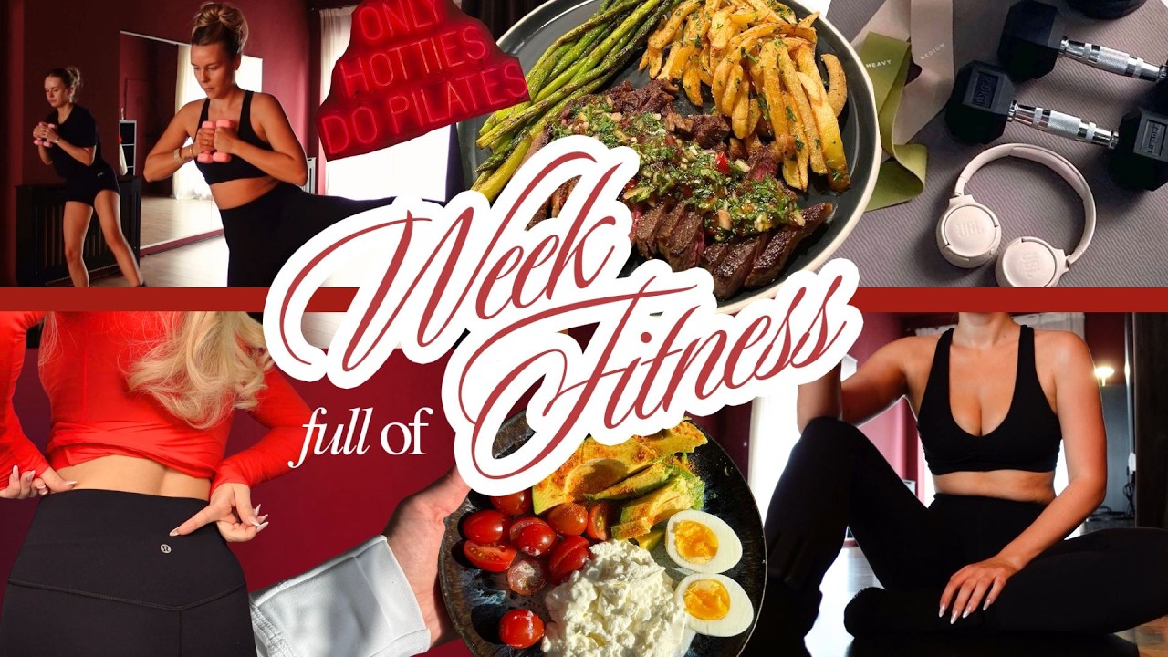 Wir schwitzen! 💦🥵  HOT PILATES bei 40°C - Week full of Fitness - Tag 2 | Dagi