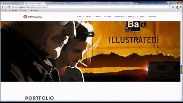 Parallax Weebly Template