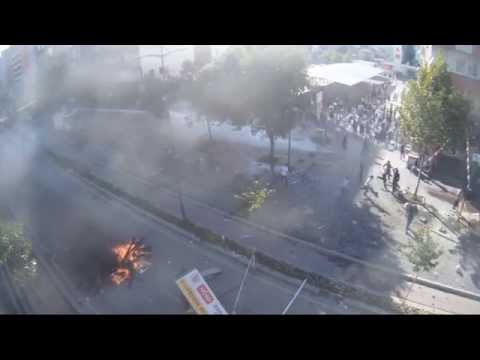 Kobani gösterileri MOBESE kameralarında