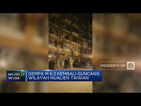 Gempa M 6,3 Kembali Guncang Wilayah Hualien Taiwan