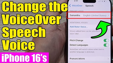 🔊 iPhone 16/16 Pro Max: How to Change the VoiceOver Speech Voice