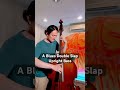 A Blues Double Slap Upright Bass #bass #blues #beginner #rockabilly #uprightbass #slapbass #ウッドベース