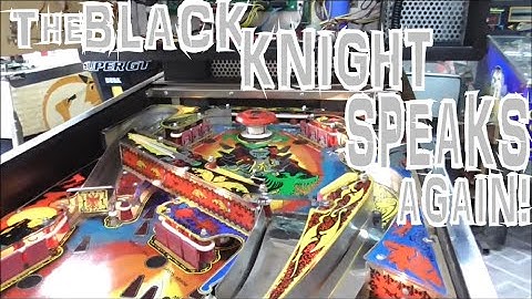 Repairing The 1980 Williams BLACK KNIGHT Pinball Machine SPEECH Board , Displays, Driver Board, Etc.