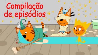 KidECats | Melhor compilação de episódios 2021 | Cartoons em portugues