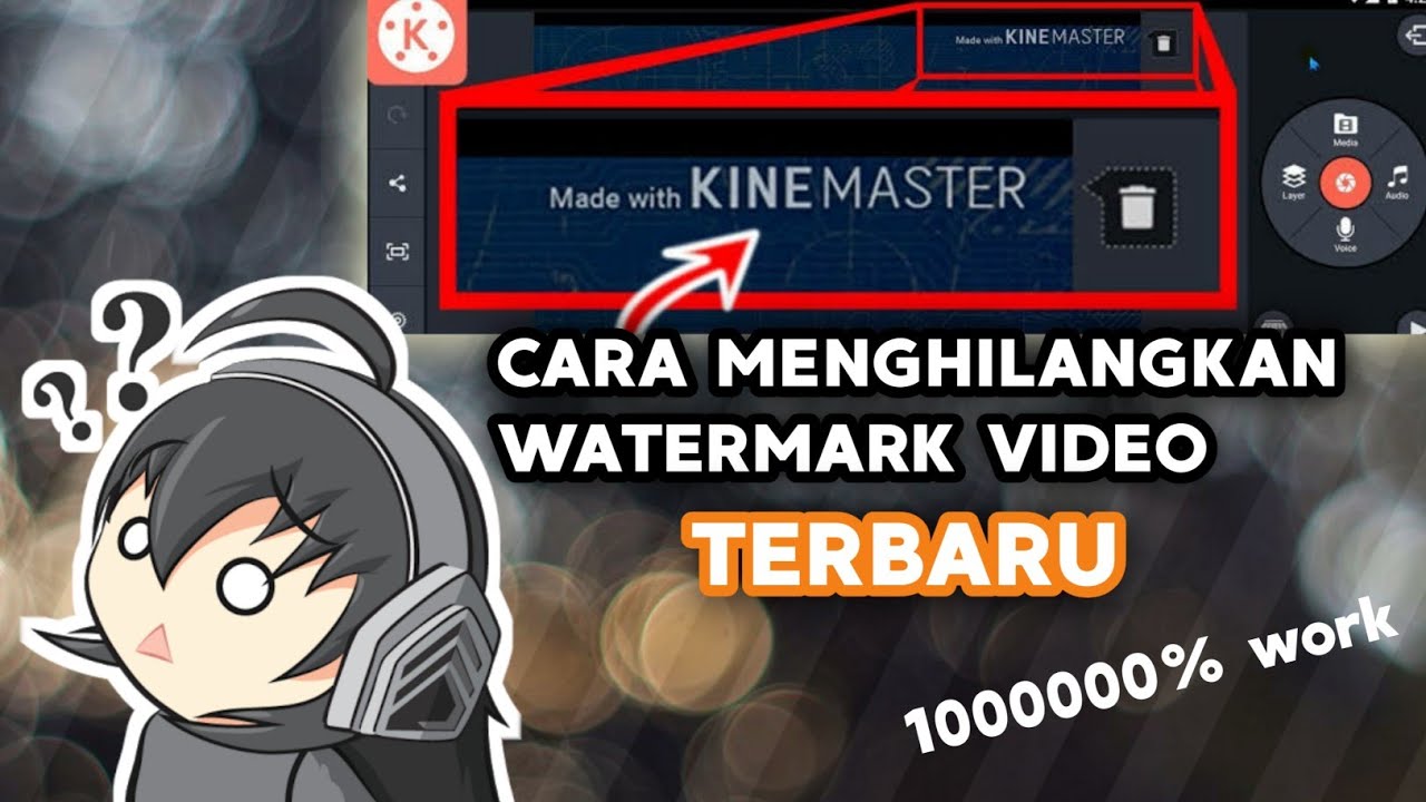 CARA MENGHILANGKAN LOGO KINEMASTER, POWERDIRECTION, TIKTOK DLL TERBARU