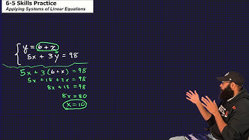 McGraw Hill Algebra 1, Chapter 6, Lesson 5 - Applying Systems of Linear Equations