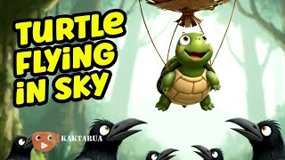 Turtle Who Wanted to Fly | Animated Story | Inspirational Bedtime Tale | Turtle's Sky Adventure