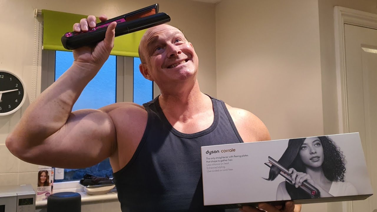 NEW Dyson Corrale £400 hair straightener,unboxing,setup and demo.