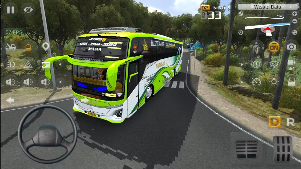 Bus Kalingga Jaya Antar Rombongan ke Batu Malang 🌄 | Gameplay BUSSID Terbaru