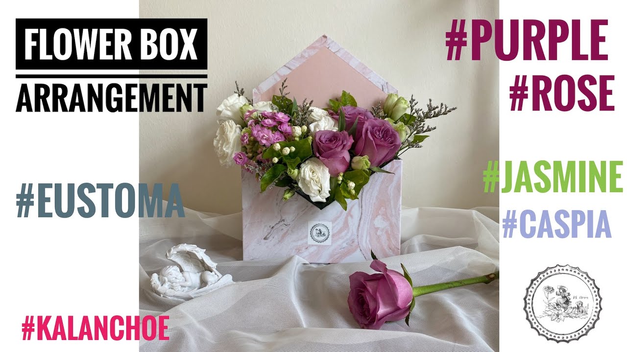 Flower Envelope BoxㅣFlower Box ArrangementㅣMother's Day Gift Idea