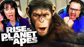 RISE OF THE PLANET OF THE APES (2011) MOVIE REACTION!! First Time Watching! Full Movie Review