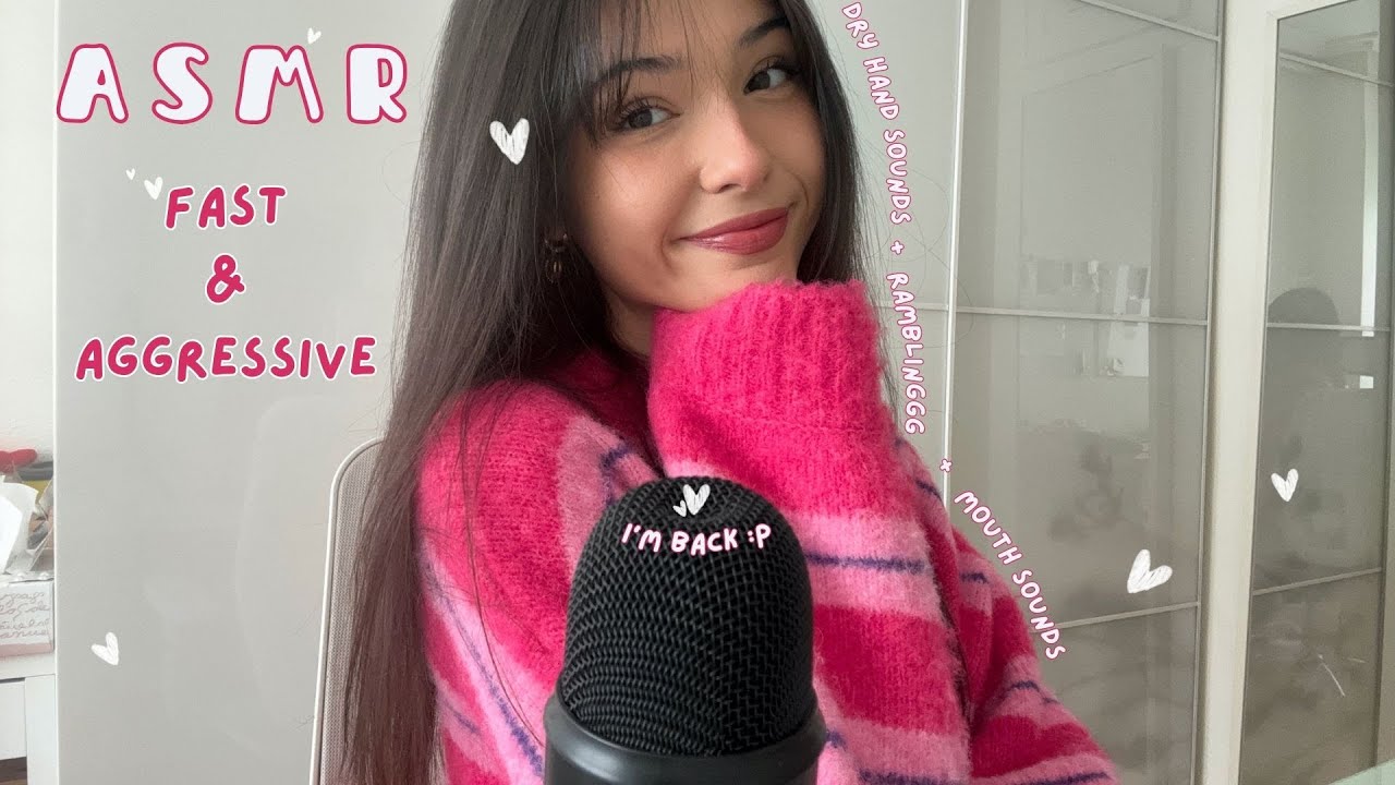 ASMR💖 Fast Dry Hand Sounds, Mouth Sounds, Shoe Tapping, Rambling + ⭐Timstar.ru Collab⭐