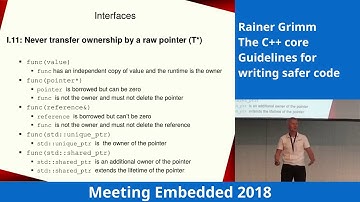 The core C++ guidelines for safer Code