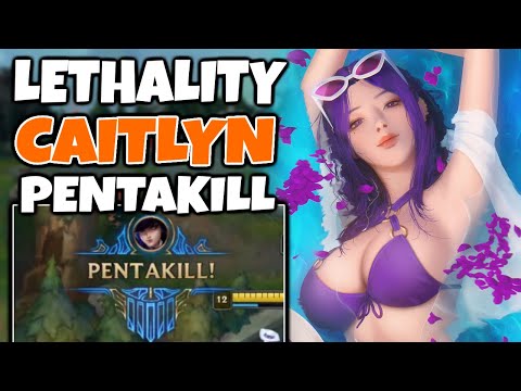 I got a PENTAKILL on LETHALITY CAITLYN in GRANDMASTER ELO. I definitely didn't expect it | Old Patch