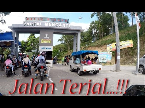 Jalan Terjal Menuju Pantai Menganti Bersama Honda Tiger Revo