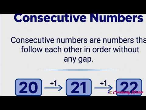 Consecutive Numbers Explained for Grade 3 | Easy Math Riddle with Answers
