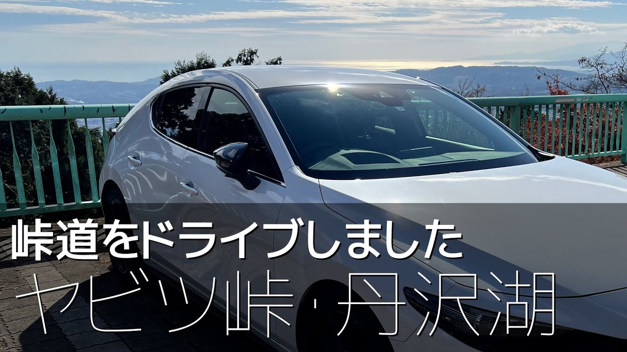 ドライブ】MAZDA3で神奈川県北部の峠道へ - YouTube