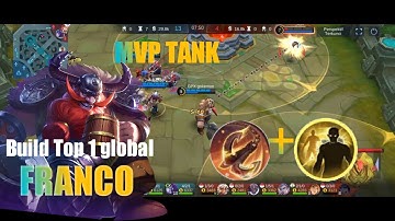 NonStop Gank Franco MVP!! - Build Top 1 Global Franco ~ MLBB