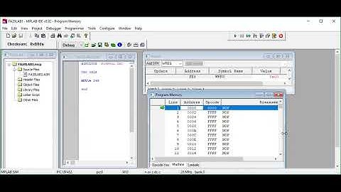 Data Movement in Working Register (WREG) || WREG in MPLAB
