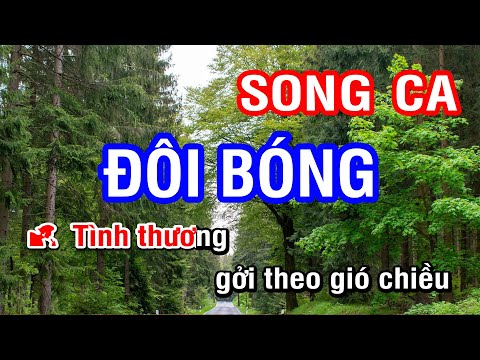 Karaoke Đôi Bóng Song Ca | Nhan KTV