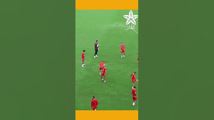 أجواء أكثر من رائعة بين لاعبي المنتخب المغربي في أخر حصة تدريبية قبل مباراة الغابون