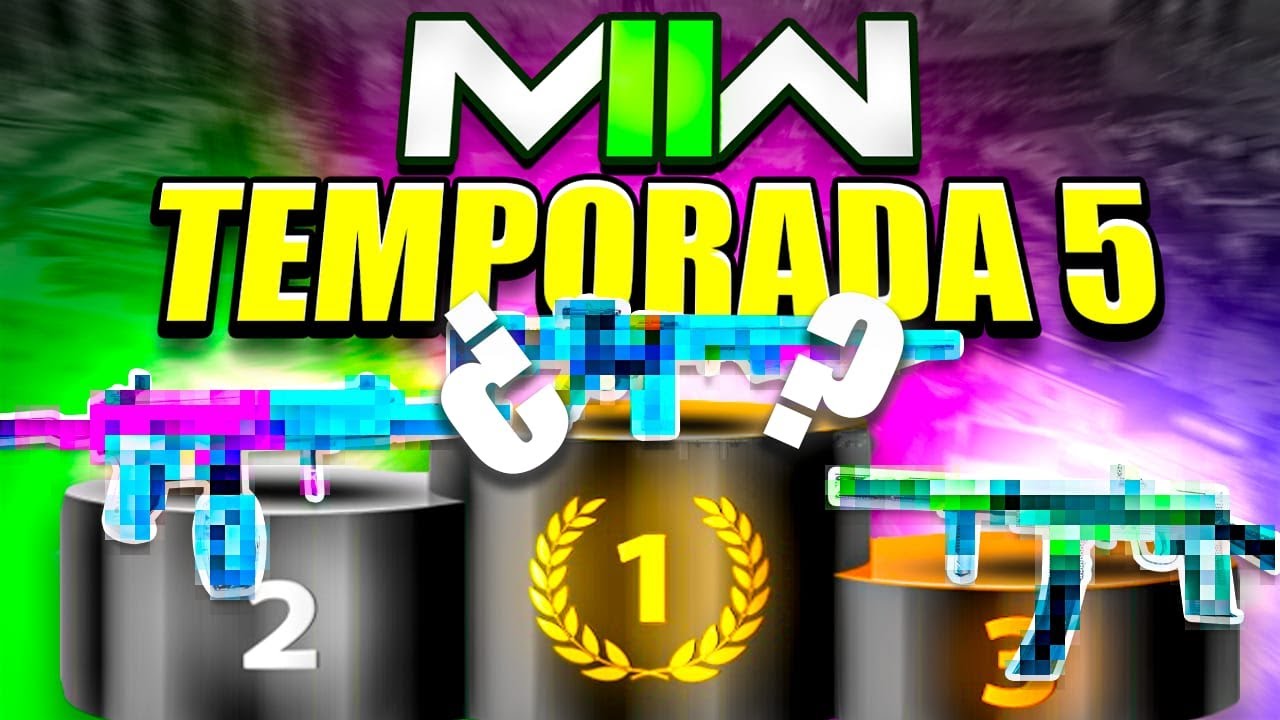 TOP 5 MEJORES ARMAS PARA MODERN WARFARE 2 2022 TEMPORADA 5 *MEJORES ...