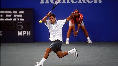 Pete Sampras Running Forehand