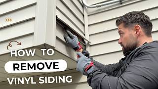 How to Remove Vinyl Siding Panels: Easy DIY Guide #shorts