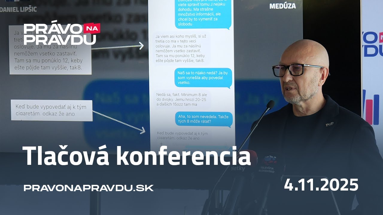 Tlačová konferencia | Vláda mafie na Slovensku: pokračovanie príbehu