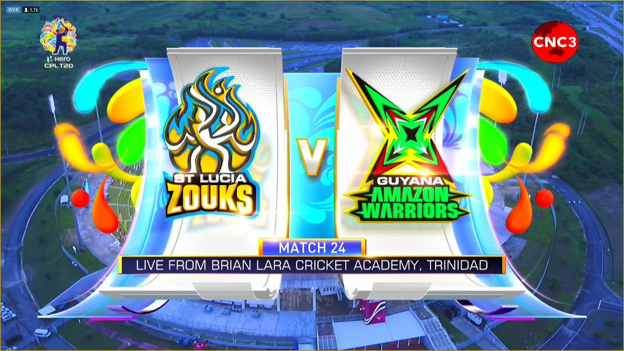 Hero CPL 2020 Match 24 - SLZ vs GAW [Full Match Replay]