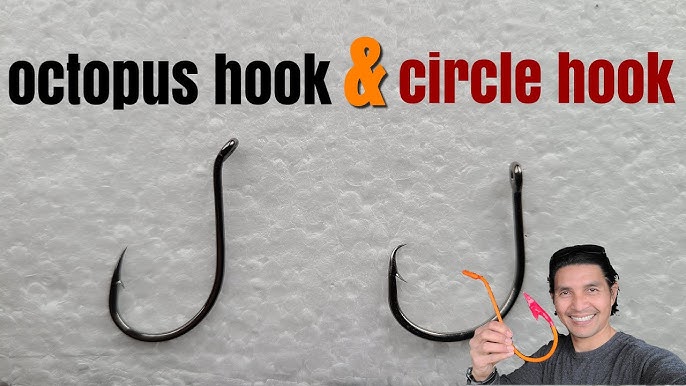 Understanding and using different fishing hooks: octopus, circle