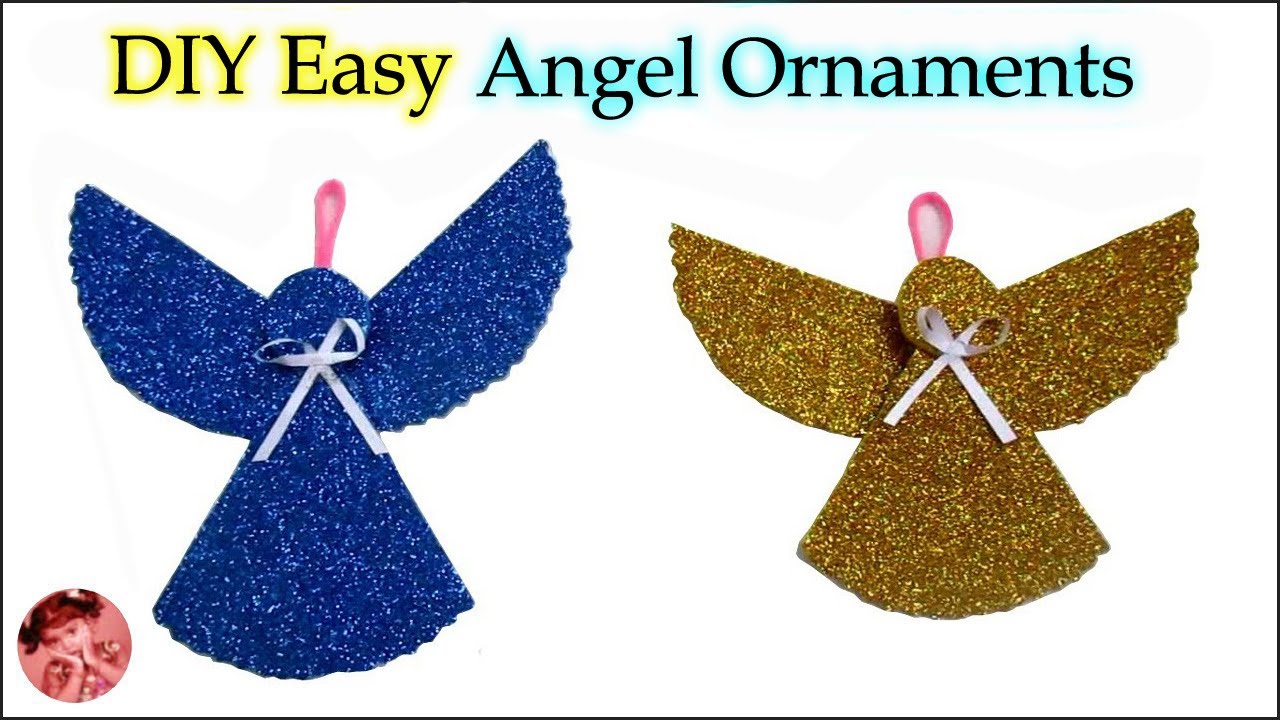 DIY Angel Ornaments for Christmas Tree Easy Christmas Ornaments