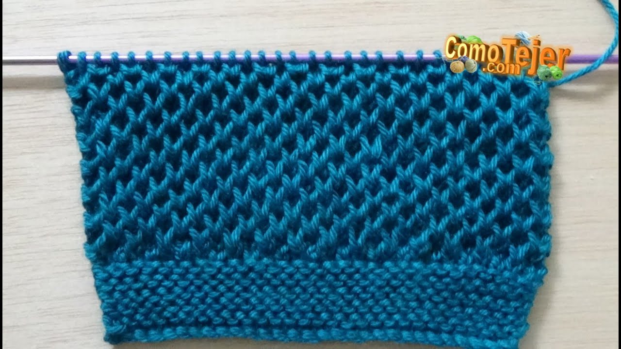 Cómo Tejer Diseño Lujoso para Suéter. Saco. Chaleco Knitting Stitch Pattern 2 agujas -palillos (846)